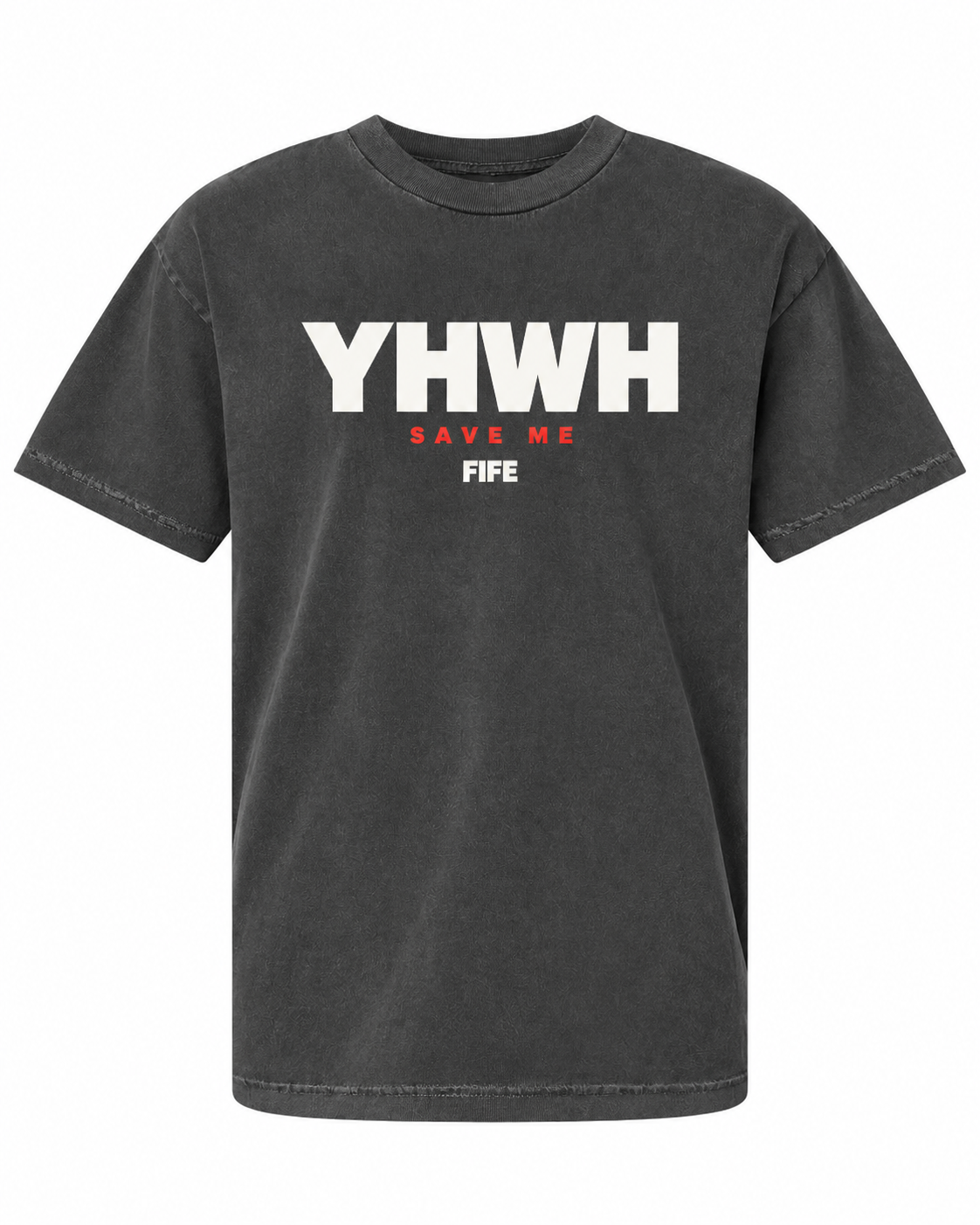 YHWH Save Me FIFE black T-shirt
